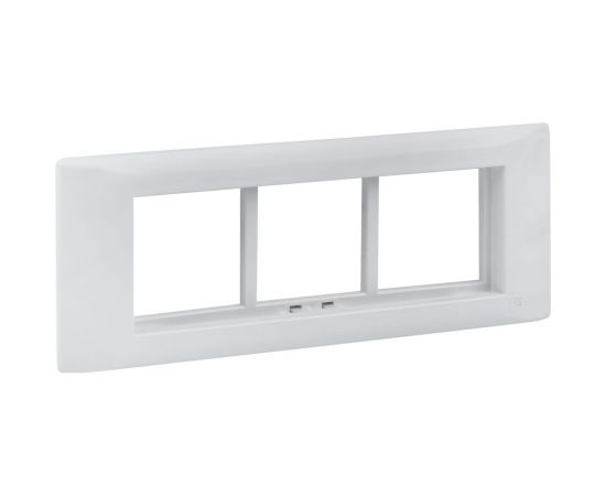 Рамка-суппорт EKF C-Line, на 6 модулей, 3 поста, для парапетного кабельного канала sup-6-105-50 