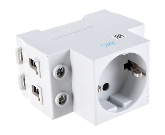 Розетка CHINT AC30-111 с заземляющим контактом на DIN-рейку 775001 – изображение 2