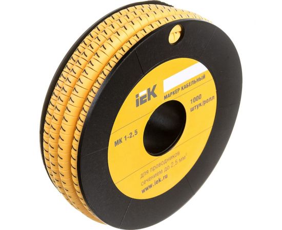 Маркировочное кольцо IEK 1-2.5мм, 7, МК, 1000шт/ролл UMK10-7 – изображение 2