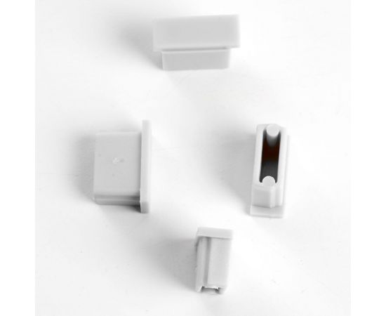 Заглушка без отверстия для профиля CAB262 FERON LD374 (комплект 4шт) 48249 – изображение 2