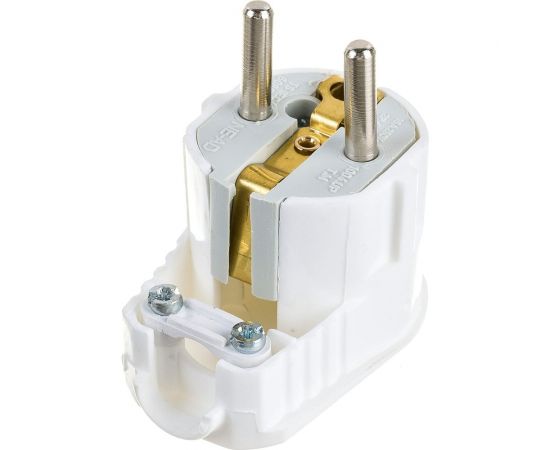 Штепсельная угловая вилка NE-AD с заземлением, UPS, 16А, 250В, Белый 1004 – изображение 2