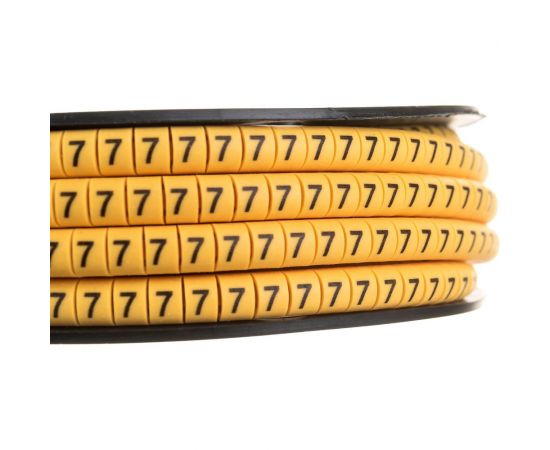 Маркировочное кольцо IEK 1-2.5мм, 7, МК, 1000шт/ролл UMK10-7 – изображение 3