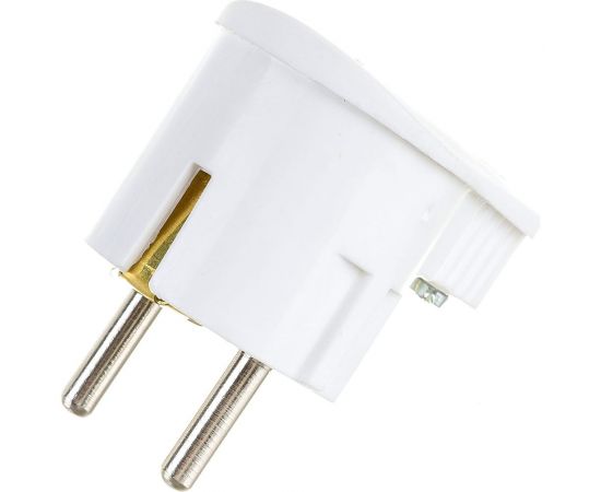 Штепсельная угловая вилка NE-AD с заземлением, UPS, 16А, 250В, Белый 1004 – изображение 3