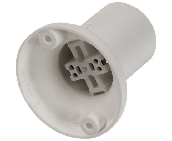 Потолочный прямой патрон Smartbuy пластиковый Е27, белый SBE-LHP-c-E27 – изображение 3