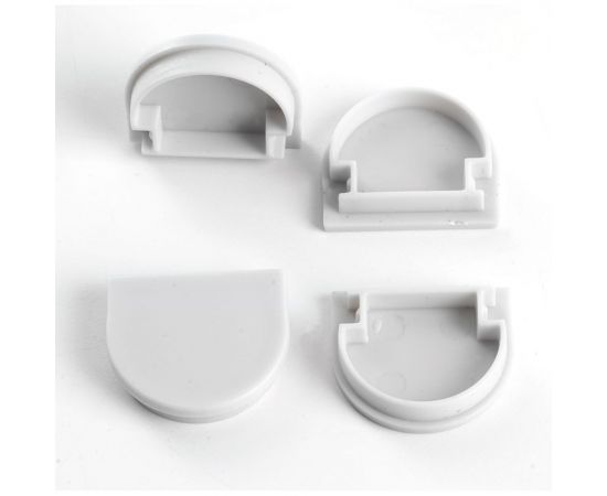 Заглушка без отверстия для профиля CAB283 FERON LD382 (комплект 4шт) 48257 – изображение 3