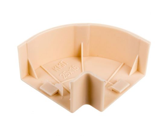 Поворот IEK ELECOR 90град КМП 25x16 сосна 4шт.компл EL-KK10D-P-025-016-K34 – изображение 3