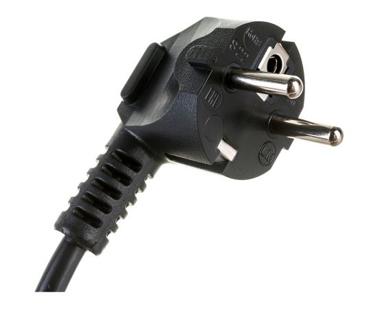 Шнур питания LANMASTER C13-Schuko угловая, 3х0.75, 220В, 10А, черный, 5 м LAN-PP13/SHA-5.0-BK – изображение 4