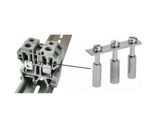 Центральная перемычка STEKKER для ЗНИ 6 мм (JXB 6) 3PIN LD558-3-60 (DIY упак 20 шт), 39674 – изображение 4