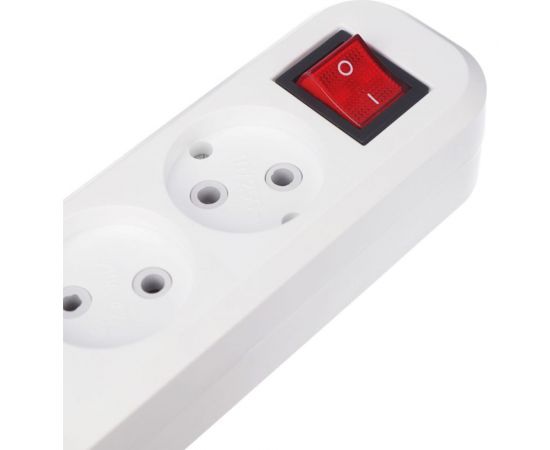 Розеточная колодка REXANT 3 гнезда с кнопкой без заземления 11-8705 – изображение 4