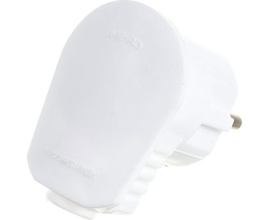 Штепсельная угловая вилка NE-AD с заземлением, UPS, 16А, 250В, Белый 1004 – изображение 4