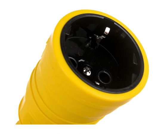 Переносная розетка IEK Omega рбп14-1-0м ip20, желтая OM-KR20-16-20-P1-00-K05 – изображение 4