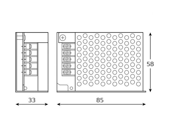 Блок питания Gauss Basic 12V 25W IP20 1/140 BT501 – изображение 5