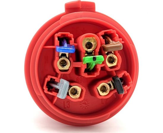 Кабельная вилка Bals 16А 5р 400В 6h IP44 Quick-Connect 1 шт. 2136-b – изображение 5