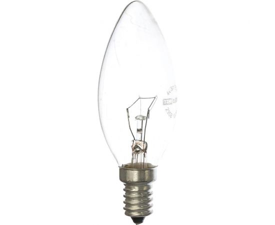 Лампа накаливания свеча прозрачная TDM 40 Вт-230 В-Е14 SQ0332-0009 