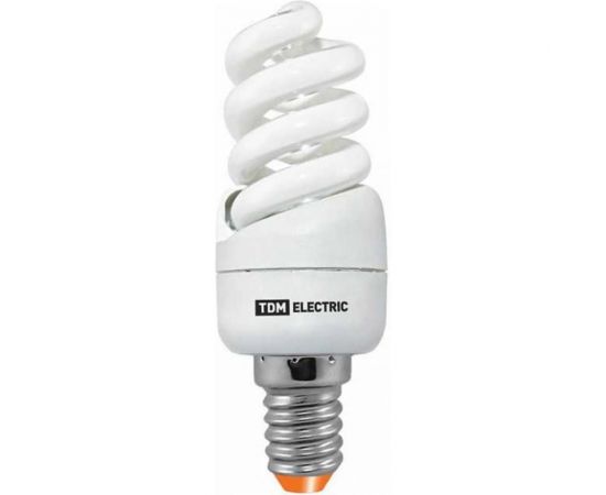 Энергосберегающая лампа TDM КЛЛ-FSТ2-9 Вт-4000 К–Е14 КОМПАКТ SQ0323-0172 
