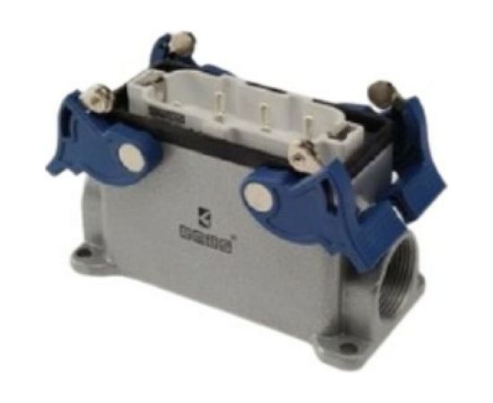 Вилка Emas 4-фиксатора, 2-боковых ввода, 6 полюсов, 35А, 400В. EBM606FD24 