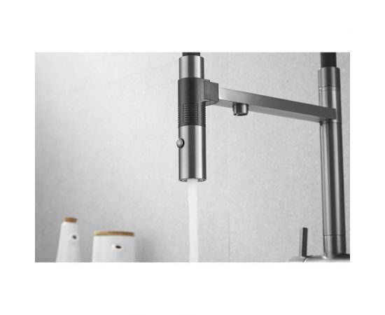 Смеситель для кухни ROSE с подключением к фильтру питьевой воды, оружейная сталь R958T – изображение 17