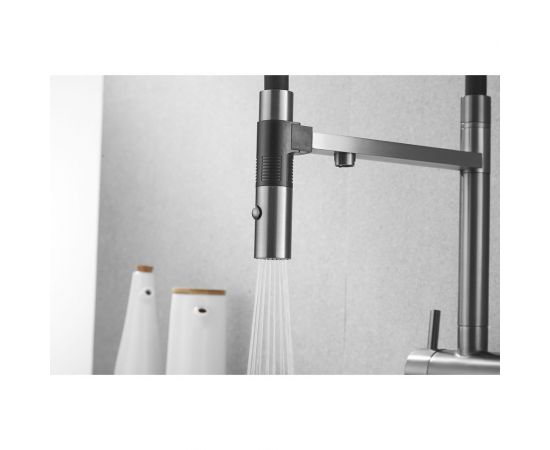 Смеситель для кухни ROSE с подключением к фильтру питьевой воды, оружейная сталь R958T – изображение 20