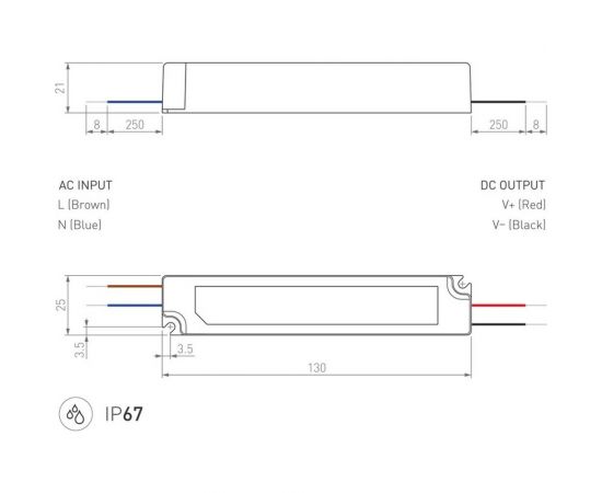 Блок питания Arlight ARPV-LV12018 022486 – изображение 2