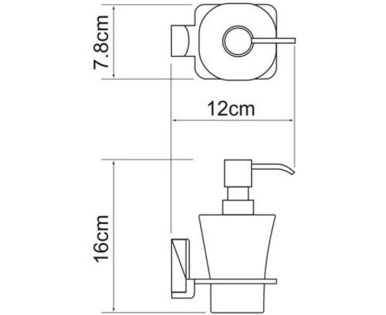 Дозатор для жидкого мыла WasserKRAFT Leine K-5099 – изображение 2