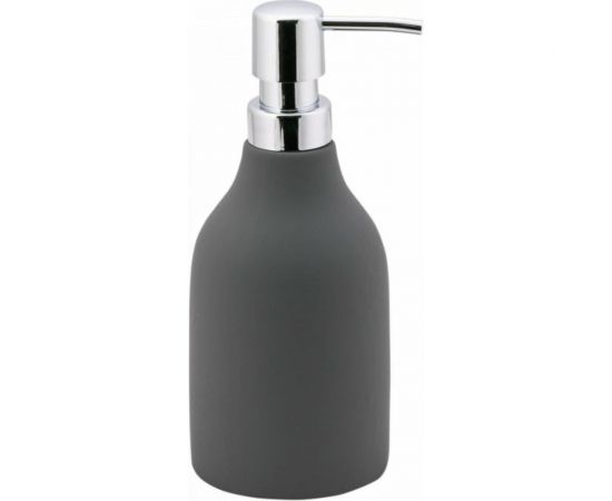 Дозатор жидкого мыла SWENSA UNNA темно-серый, керамика/резина SWTC-1204DGY-01 – изображение 2