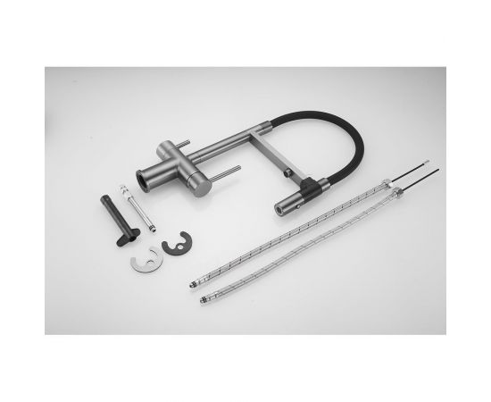 Смеситель для кухни ROSE с подключением к фильтру питьевой воды, оружейная сталь R958T – изображение 25