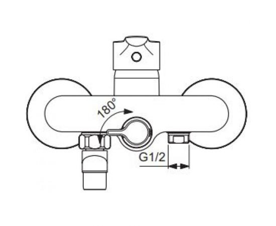 Смеситель VIDIMA для ванны серия WAVE одноручный BA417AA – изображение 3