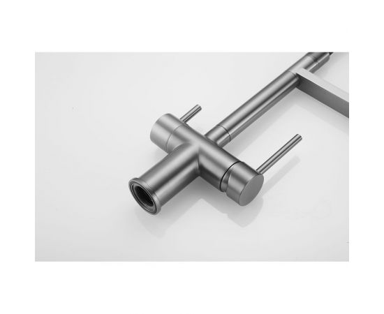 Смеситель для кухни ROSE с подключением к фильтру питьевой воды, оружейная сталь R958T – изображение 36