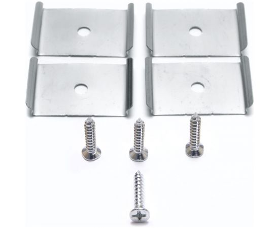 Алюминиевый профиль FERON, линии света, накладной, серебро, CAB257 с матовым экраном 10368 – изображение 4