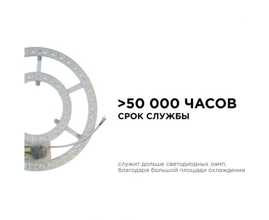 Светодиодный модуль со встроенным драйвером Apeyron 230В, 72Вт, smd2835, 5200Лм, 3000-6500К, круглая, с пультом 02-69 – изображение 6