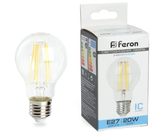 Cветодиодная лампа FERON LB-620 E27 20W 6400K, 48285 