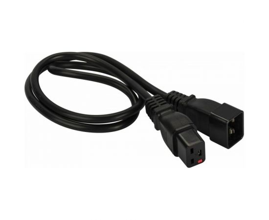 Шнур питания с блокировкой LANMASTER C19-C20, 3х1.5, 220В, 16А, черный, 3 метра LAN-PP19L/20-3.0-BK 