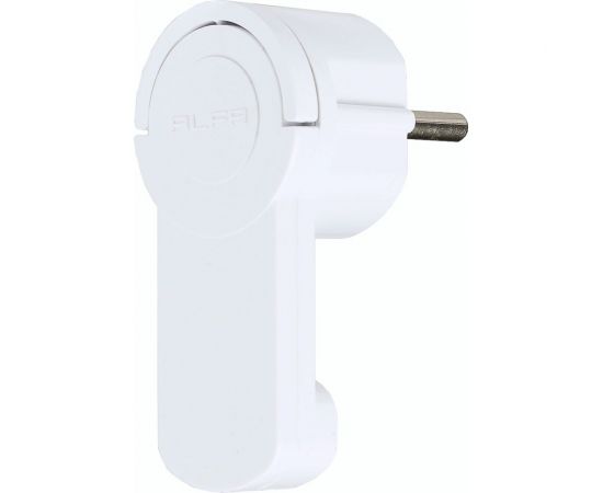 Электрическая плоская вилка Alfa со скрытой ручкой с заземлением, ABS-пластик, 16А, 250В 30100059 