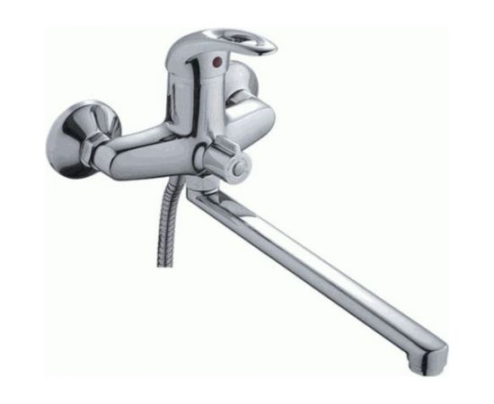 Смеситель для ванны LEDEME картридж диаметр 40 мм, дивертор в корпусе керамика, силумин L2202-B 89283 