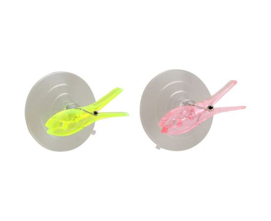 Набор крючков Рыжий кот Прищепки на присоске 2 шт. HS-1 311852 