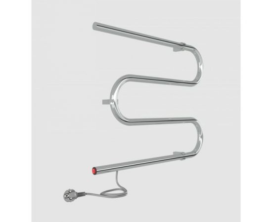 Полотенцесушитель INDIGO M без полки (electro) 50/40 (кнопка, прямой провод, полированный) ME50-40 