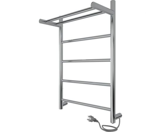 Полотенцесушитель INDIGO Line electro с полкой, 60/40 (скр.монтаж, унив.подкл.R/L, полиров.) LСLE60-40PR 