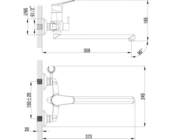Универсальный смеситель Lemark Partner LM6551C – изображение 12