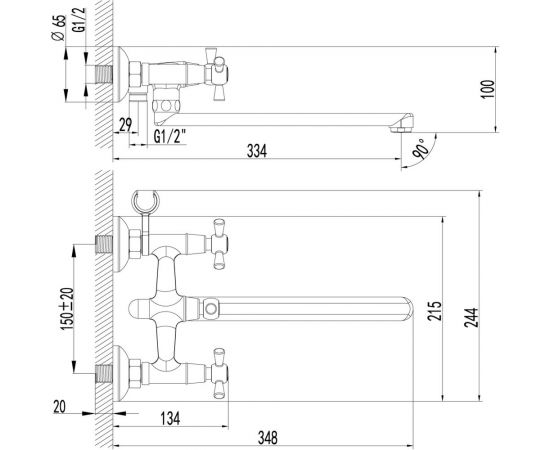 Универсальный смеситель Lemark Contour LM7451C – изображение 2
