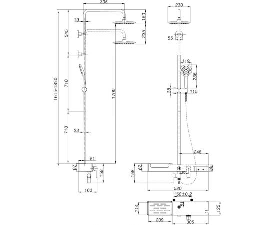 Смеситель Lemark Tropic для ванны и душа LM7007C – изображение 2