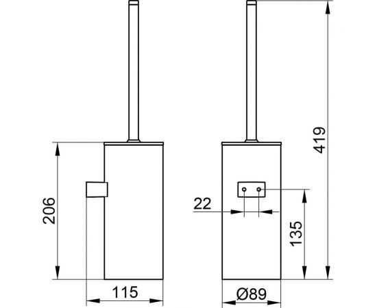 Туалетный гарнитур Keuco Collection Moll 12769010101 00000070032 – изображение 2