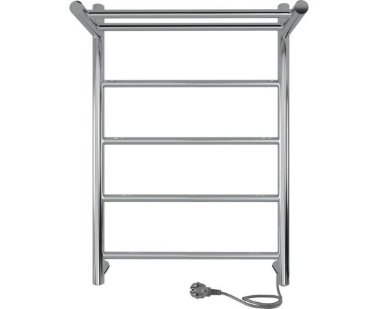 Полотенцесушитель INDIGO Line electro с полкой, 60/40 (скр.монтаж, унив.подкл.R/L, полиров.) LСLE60-40PR – изображение 2