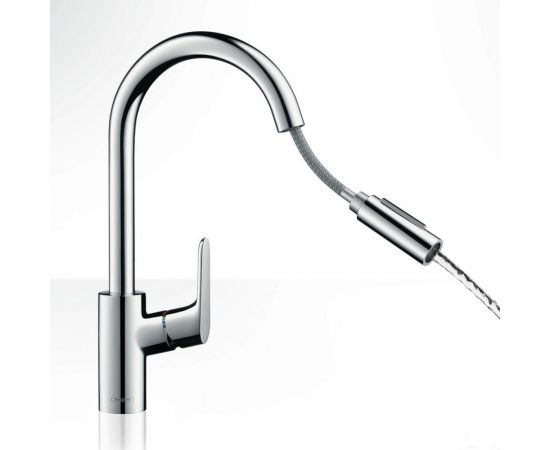 Смеситель для кухни, вытяжной излив HANSGROHE 31815000 Focus 00000031163 – изображение 2
