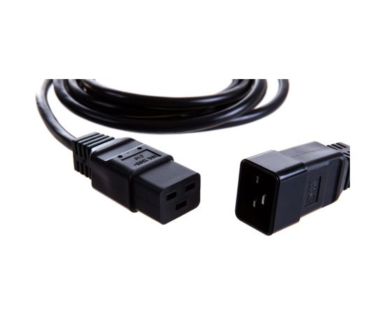 Шнур питания ЦМО с заземлением, длина 3м R-16-Cord-C19-C20-3 – изображение 2