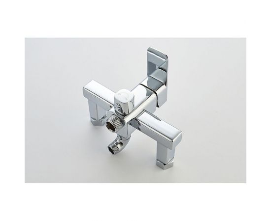 Смеситель для ванны LEDEME картридж диаметр 35 мм, дивертор в корпусе L2233 806185 – изображение 3