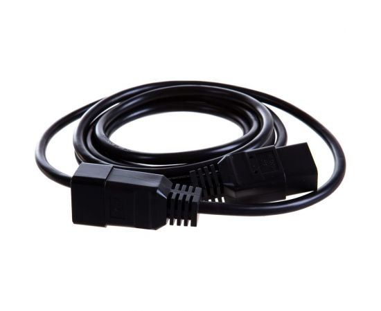 Шнур питания ЦМО с заземлением, длина 3м R-16-Cord-C19-C20-3 – изображение 3