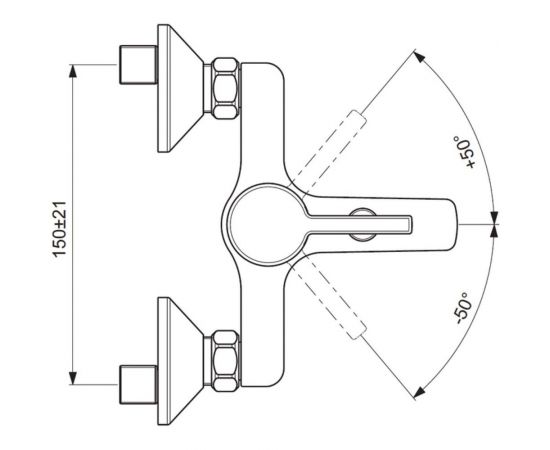 Смеситель для ванны/душа VIDIMA Логик BA279AA – изображение 3
