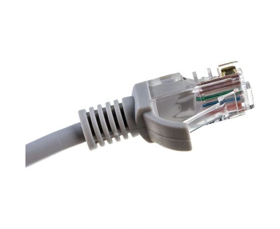 Патч-корд ЭРА Simple PC-1.5U-A U/UTP категория 5e, длина 1,5 метра, неэкранирован, серый, Б0051371 – изображение 3