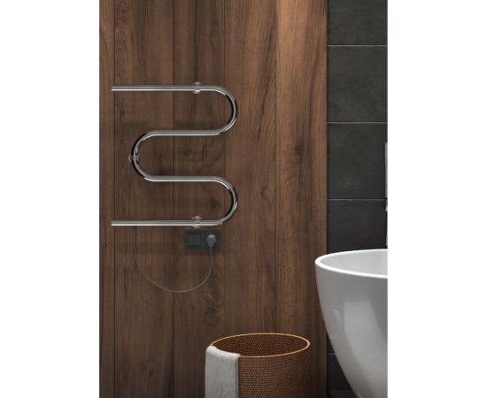 Полотенцесушитель INDIGO M без полки (electro) 50/40 (кнопка, прямой провод, полированный) ME50-40 – изображение 3