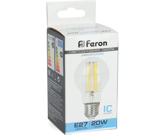 Cветодиодная лампа FERON LB-620 E27 20W 6400K, 48285 – изображение 5